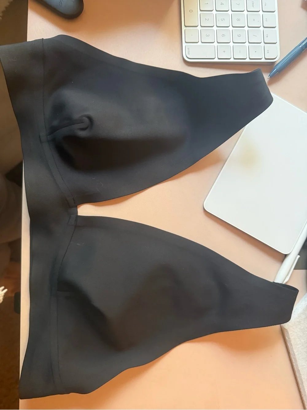 Free People Black Wireless Bralette - Smooth Minimalist Design